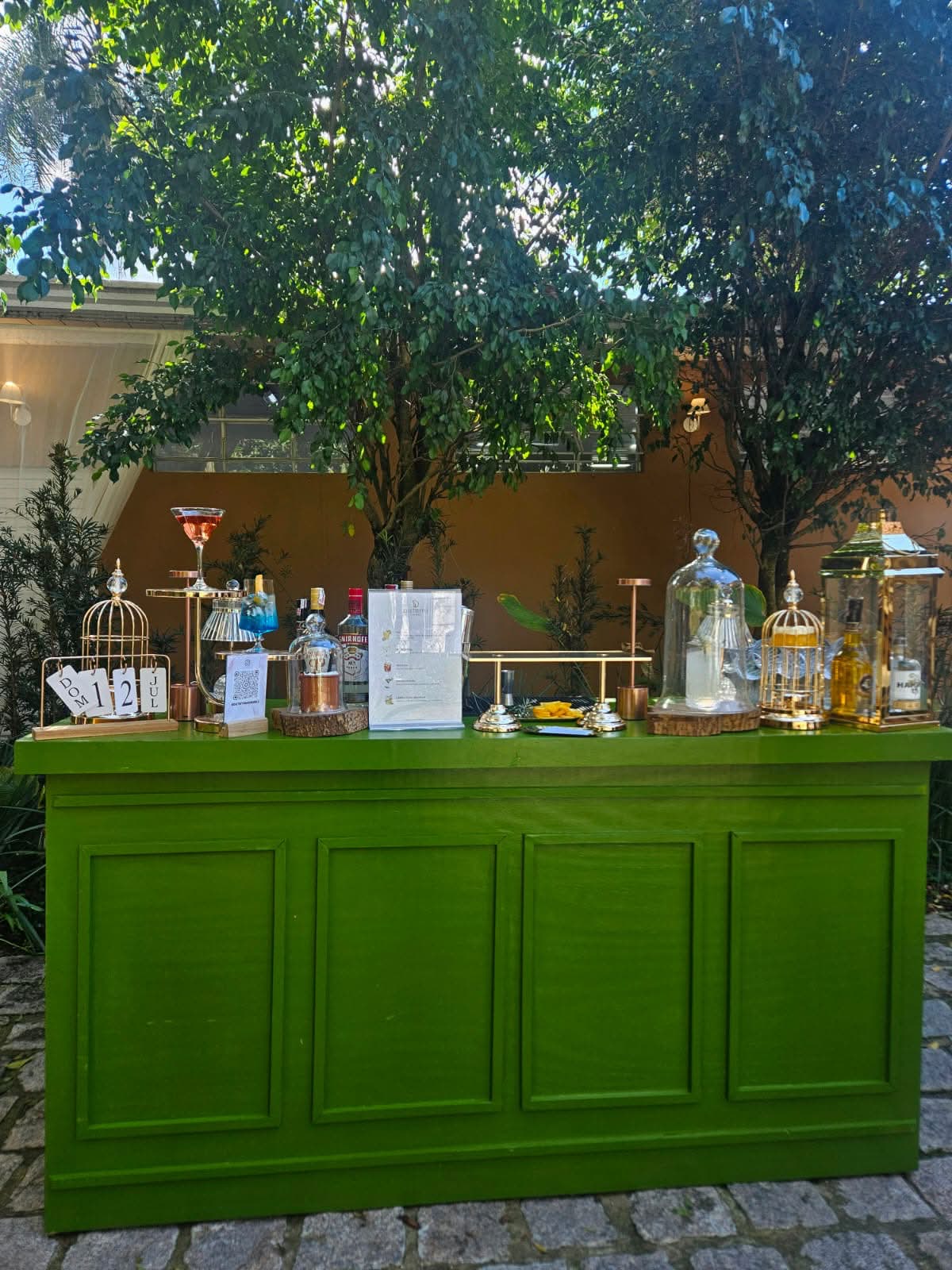 Estrutura de bar Distrito Drinks